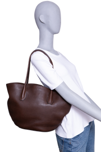 THE ROW ALGER LEATHER BROWN