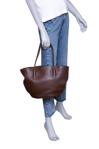 THE ROW ALGER LEATHER BROWN