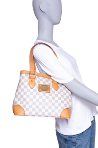 LV HAMPSTEAD PM CANVAS DAMIER AZUR