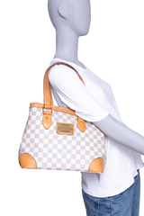 LV HAMPSTEAD PM CANVAS DAMIER AZUR