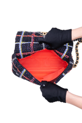 CHANEL 19 FLAP TWEED LARGE MULTICOLOR