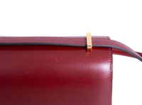 HERMÈS CONSTANCE 18 MIROIR VEAU BOX ROUGE H - GOLD HDWR