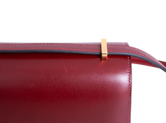 HERMÈS CONSTANCE 18 MIROIR VEAU BOX ROUGE H - GOLD HDWR