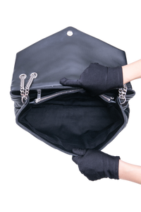 YSL LOULOU LARGE LEATHER BLACK