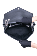 YSL LOULOU LARGE LEATHER BLACK