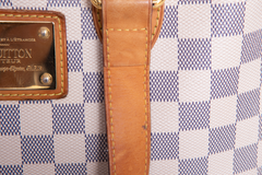 LV HAMPSTEAD PM CANVAS DAMIER AZUR