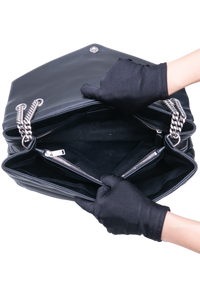 YSL LOULOU LARGE LEATHER BLACK
