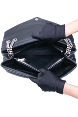 YSL LOULOU LARGE LEATHER BLACK