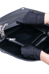 YSL LOULOU LARGE LEATHER BLACK