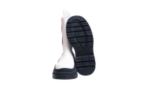 BOTTEGA BOOTS TIRE CHELSEA OFF-WHITE/BLACK - 36 BR