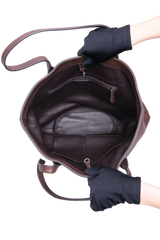 THE ROW ALGER LEATHER BROWN