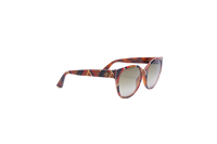 GUCCI CAT EYE BEE RADIANT BROWN ACETATE