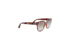 GUCCI CAT EYE BEE RADIANT BROWN ACETATE