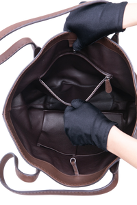 THE ROW ALGER LEATHER BROWN