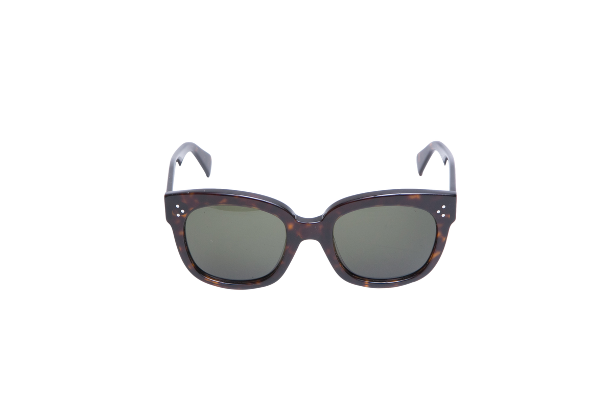 CELINE NEW AUDREY BUTTERFLY ACETATE TORTOISE