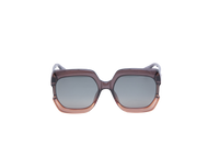 DIOR GAIA MAXI SQUARE TRANSPARENT BROWN