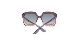 DIOR GAIA MAXI SQUARE TRANSPARENT BROWN