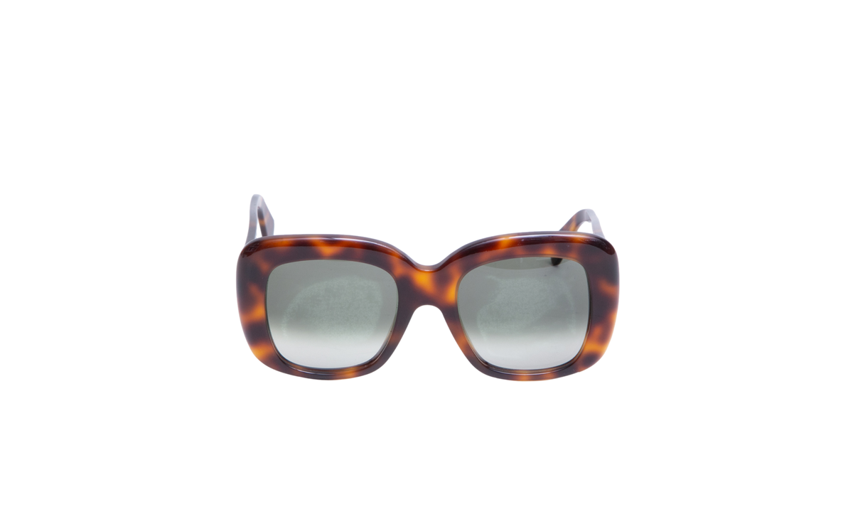 CELINE STELLA SQUARE ACETATE TORTOISE