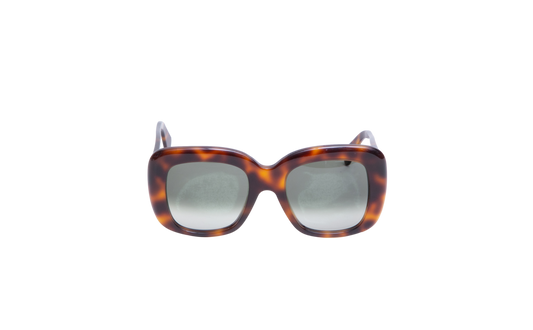 CELINE STELLA SQUARE ACETATE TORTOISE