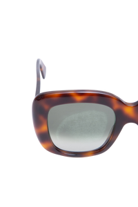 CELINE STELLA SQUARE ACETATE TORTOISE