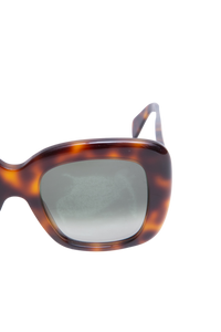 CELINE STELLA SQUARE ACETATE TORTOISE