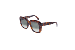 CELINE STELLA SQUARE ACETATE TORTOISE