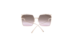 FENDI STUDDED SQUARE METAL GOLD/BLACK