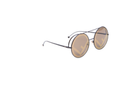 FENDI FF ROUND METAL DARK BROWN