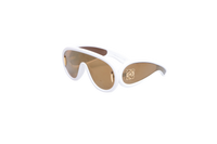 LOEWE WAVE MASK SUNGLASSES ACETATE IVORY
