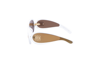 LOEWE WAVE MASK SUNGLASSES ACETATE IVORY