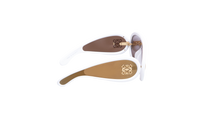 LOEWE WAVE MASK SUNGLASSES ACETATE IVORY