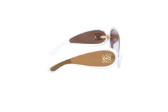 LOEWE WAVE MASK SUNGLASSES ACETATE IVORY