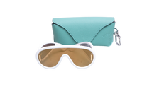 LOEWE WAVE MASK SUNGLASSES ACETATE IVORY