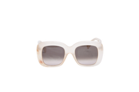 CELINE STELLA SQUARE TRANSPARENT BEIGE GRADIENT LENSES