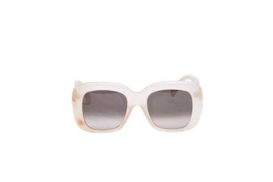 CELINE STELLA SQUARE TRANSPARENT BEIGE GRADIENT LENSES
