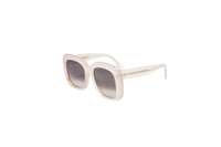CELINE STELLA SQUARE TRANSPARENT BEIGE GRADIENT LENSES