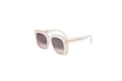CELINE STELLA SQUARE TRANSPARENT BEIGE GRADIENT LENSES