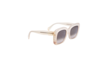 CELINE STELLA SQUARE TRANSPARENT BEIGE GRADIENT LENSES