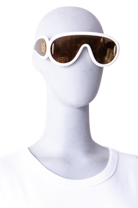 LOEWE WAVE MASK SUNGLASSES ACETATE IVORY