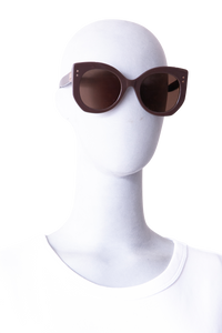 FENDI PEEKABOO CATEYE ACETATE BROWN