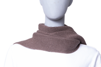 LOEWE SCARF WOOL RIBBED BROWN/DARK BROWN