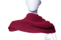 GUCCI SCARF WOOL CASHMERE WITH DOUBLE G BURGUNDY