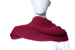 GUCCI SCARF WOOL CASHMERE WITH DOUBLE G BURGUNDY