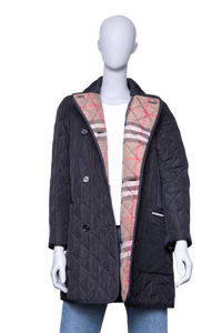 BURBERRY JACKET TYTHING NYLON BLACK