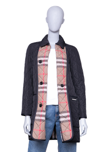 BURBERRY JACKET TYTHING NYLON BLACK