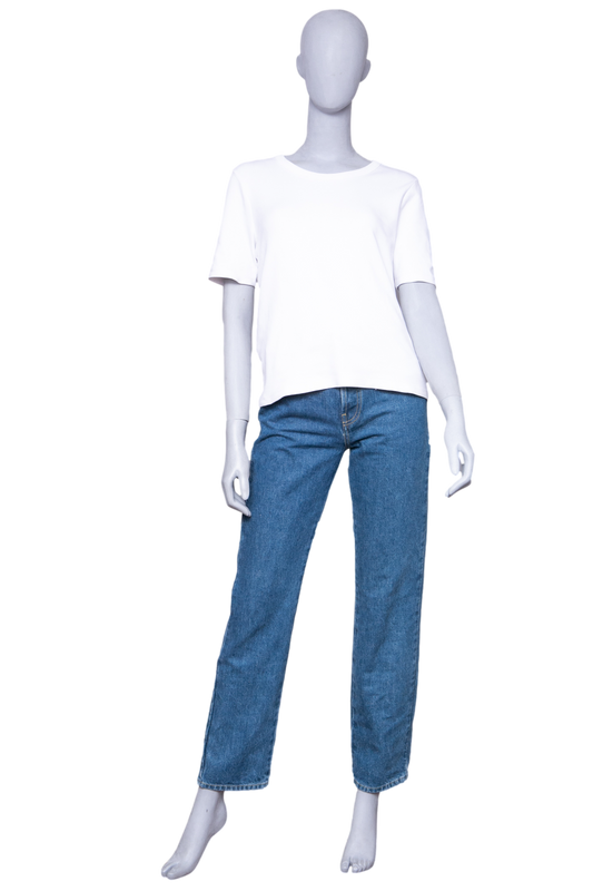 GUCCI JEANS STRAIGHT-LEG DENIM MEDIUM BL
