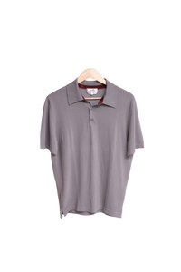 HERMÈS POLO-SHIRT WOOL GREY