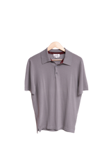HERMÈS POLO-SHIRT WOOL GREY