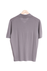HERMÈS POLO-SHIRT WOOL GREY