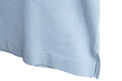 HERMÈS POLO MANCHES COURTES 2V BLEU GIVRE ME